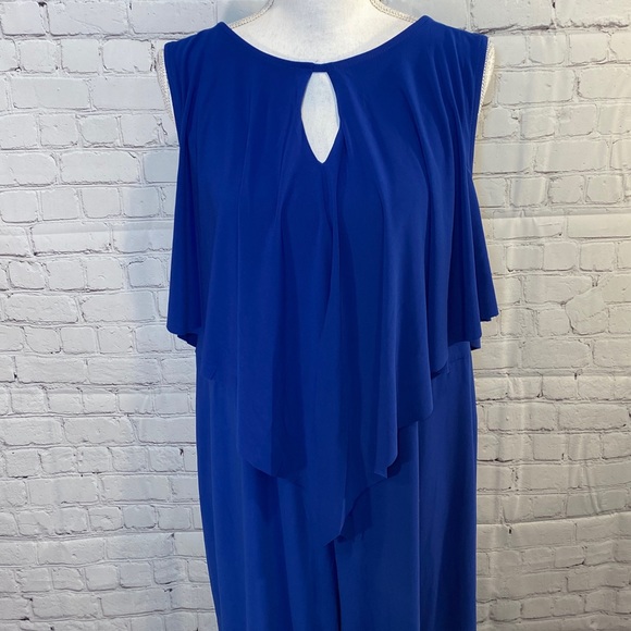 CAPSULE Jumpsuit Layered Cobalt Blue-12 - Picture 2 of 5